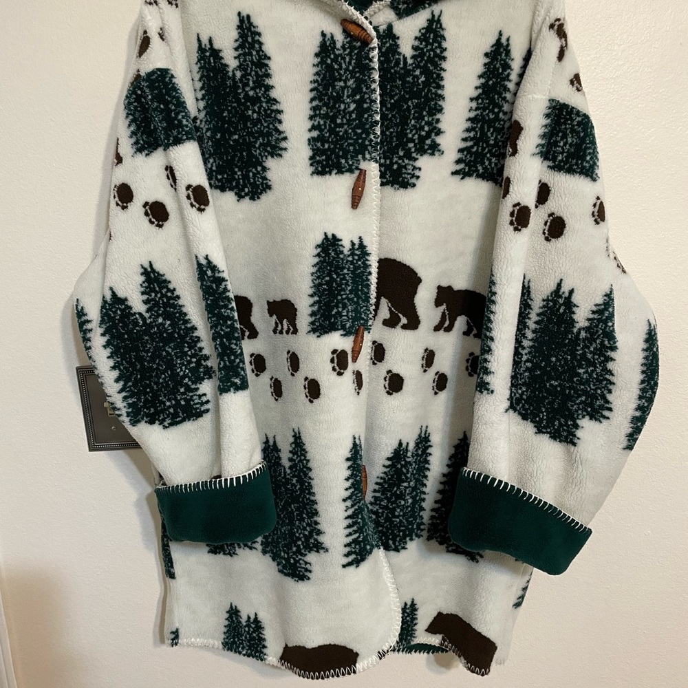 Cozy Forest Print Women's Jacket